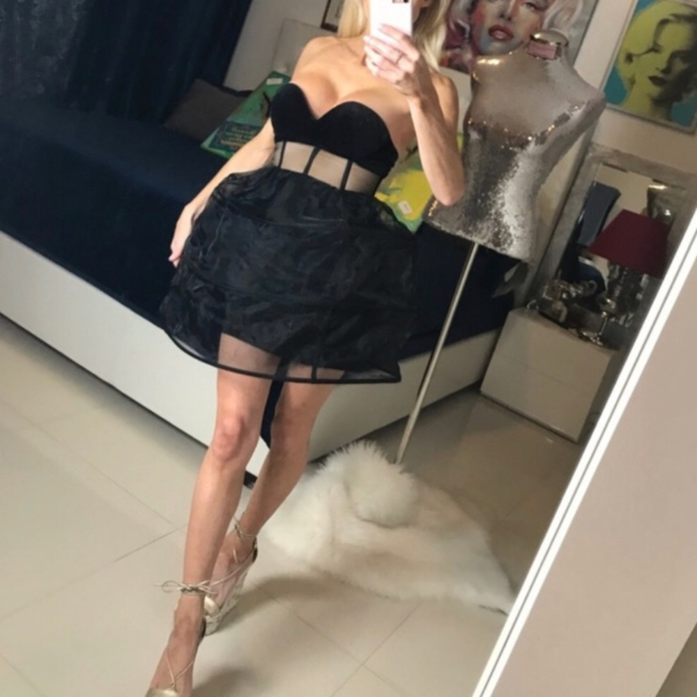 Nasty Gal Cage Hoop Harlow Dress